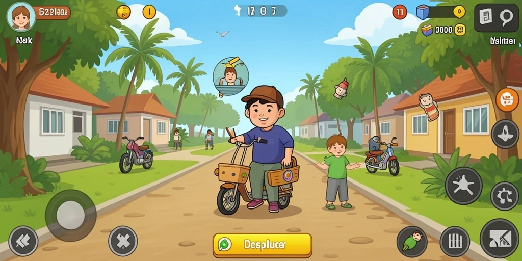 dewagaruda - Gameplay seru saat melawan musuh.