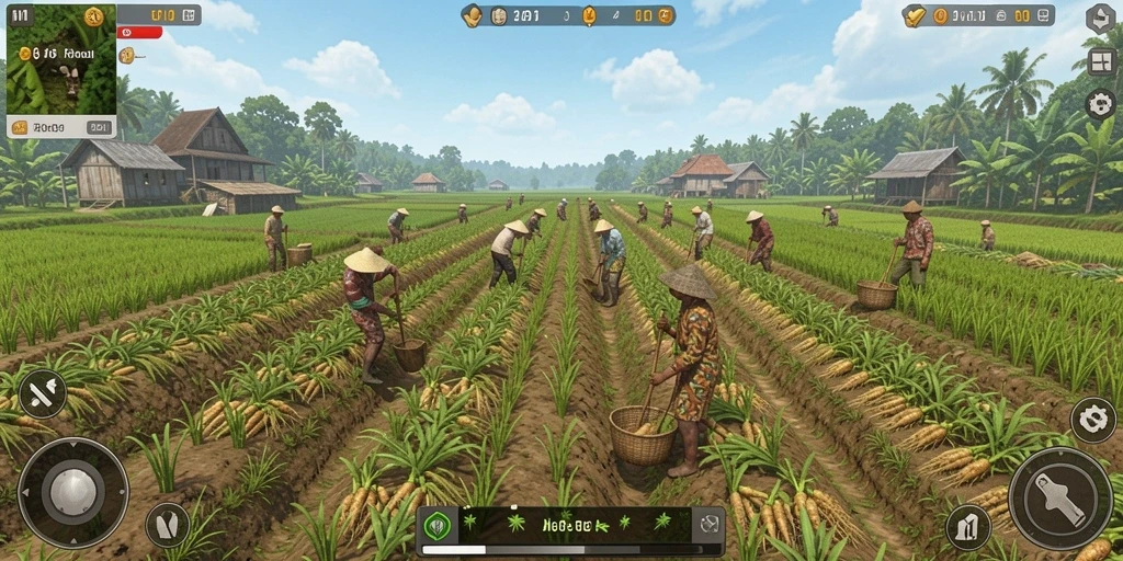 xe77 - Tangkapan layar menampilkan salah satu level yang penuh tantangan.
